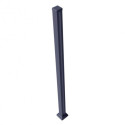 Clôture en bois composite premium 180xH.190cm avec décor alu Linea - coloris gris anthracite - Compolife