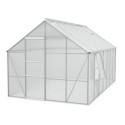 Serre de jardin Meridian1 11,5m² en aluminium anodisé et polycarbonate 4mm – Vitavia