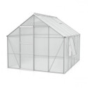 Serre de jardin Meridian1 8,3m² en aluminium anodisé et polycarbonate 6mm – Vitavia