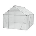 Serre de jardin Meridian1 9,9m² en aluminium anodisé et polycarbonate 6mm – Vitavia