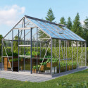 Serre de jardin Meridian1 9,9m² en aluminium anodisé et verre de sécurité 3mm – Vitavia
