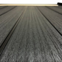 Abri de jardin en résine brossée DOCKER 1,24m² skylight + plancher - Jobu
