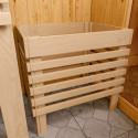 Sauna traditionnel d'intérieur en bois Avari 2, 2 à 3 places 68mm - poêle 3,6KW ctrl externe - KARIBU