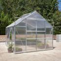Serre de jardin Meridian2 6,7m² en aluminium anodisé et polycarbonate 4mm – Vitavia