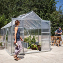 Serre de jardin Meridian2 8,3m² en aluminium anodisé et polycarbonate 4mm – Vitavia