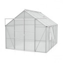 Serre de jardin Meridian2 8,3m² en aluminium anodisé et polycarbonate 4mm – Vitavia