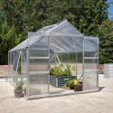 Serre de jardin Meridian2 8,3m² en aluminium anodisé et polycarbonate 6mm – Vitavia