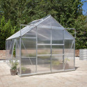 Serre de jardin Meridian2 8,3m² en aluminium anodisé et polycarbonate 6mm – Vitavia
