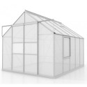 Serre de jardin Meridian2 8,3m² en aluminium anodisé et polycarbonate 6mm – Vitavia