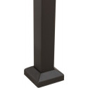 Tonnelle pour barbecue Aspe 244x152cm en acier thermolaqué noir - Sunjoy