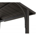 Tonnelle pour barbecue Aspe 244x152cm en acier thermolaqué noir - Sunjoy