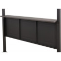 Tonnelle pour barbecue Aspe 244x152cm en acier thermolaqué noir - Sunjoy