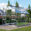 Serre de jardin Meridian2 6,7m² en aluminium anodisé et panneaux de verre de sécurité de 3mm - Vitavia