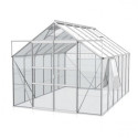 Serre de jardin Meridian2 9,9m² en aluminium anodisé et panneaux de verre de sécurité de 3mm – Vitavia