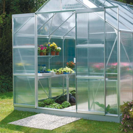 Extension de porte en alu anodisé pour les serres de jardin Meridian1 - Vitavia