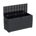 Coffre de rangement en résine gris anthracite 270L Durabox – DURAMAX