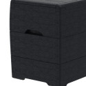 Coffre de rangement en résine gris anthracite 270L Durabox – DURAMAX