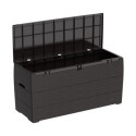 Coffre de rangement en résine marron 270L Durabox – DURAMAX