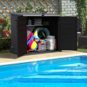 Armoire de rangement en résine marron 850L StoreAway – DURAMAX