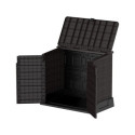 Armoire de rangement en résine marron 850L StoreAway – DURAMAX