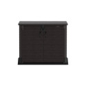 Armoire de rangement en résine marron 850L StoreAway – DURAMAX
