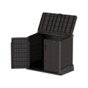 Armoire de rangement en résine marron 850L StoreAway – DURAMAX