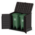 Armoire de rangement en résine marron 850L StoreAway – DURAMAX