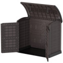 Armoire de rangement en résine marron 1200L StoreAway – DURAMAX