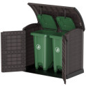 Armoire de rangement en résine marron 1200L StoreAway – DURAMAX