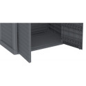 Armoire de rangement en résine gris - toit plat - 1200L StoreAway – DURAMAX
