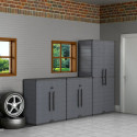 Armoire de rangement en résine gris - H.90cm – DURAMAX