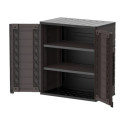 Armoire de rangement en résine marron - H.90cm – DURAMAX