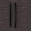 Armoire de rangement en résine marron - H.90cm – DURAMAX
