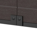 Armoire de rangement en résine marron - H.90cm – DURAMAX