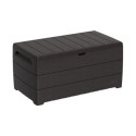 Coffre de rangement en résine marron 416L Durabox – DURAMAX