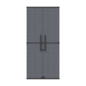 Armoire de rangement en résine gris - H.178cm – DURAMAX