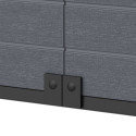 Armoire de rangement en résine gris - H.178cm – DURAMAX