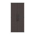 Armoire de rangement en résine marron - H.178cm – DURAMAX