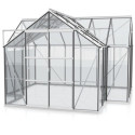 Serre de jardin orangerie Sirius 13m² en aluminium anodisé et vitrage en verre - Vitavia