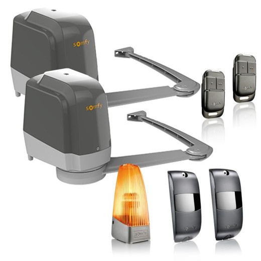 Kit de motorisation à bras articulés LOCKYVIA Essential pour portail battant - Somfy