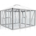 Serre Fortuna 10,2m² en aluminium anodisé et vitrage combiné - Vitavia