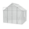 Serre de jardin Jupiter 6,7m² en alu anodisé et polycarbonate 4mm - Vitavia