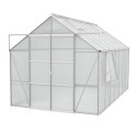 Serre de jardin Jupiter 11,5m² en alu anodisé et polycarbonate 4mm - Vitavia