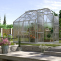 Serre de jardin Jupiter 6,7m² en alu anodisé et polycarbonate 6mm - Vitavia