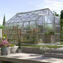 Serre de jardin Jupiter 9,9m² en alu anodisé et polycarbonate 6mm - Vitavia