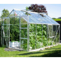 Serre de jardin Jupiter 9,9m² en alu anodisé et verre de sécurité 3mm - Vitavia