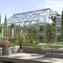 Serre de jardin Jupiter 11,5m² en alu anodisé et verre de sécurité 3mm - Vitavia