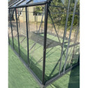 Descente de gouttière pour serres de jardin Prima et Duchesse 25mm Green Protect - Aluminium Noir