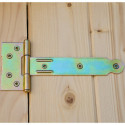 Abri 6,16m² en bois massif 28mm avec toiture en plaques ondulées HABRITA