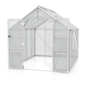 Serre de jardin Olymp 8,3m² en alu anodisé et polycarbonate 4mm - Vitavia